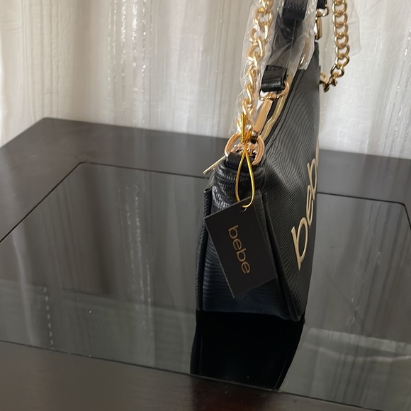 NWT BEBE SHOULDER BAG -Black - Picture 6 of 13